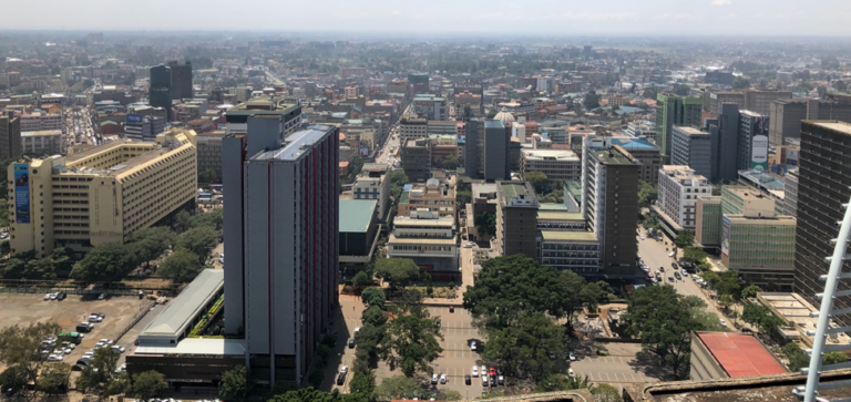 Nairobi Profile Of A Global City Radius Global Cities Network   Nairobi From Above 768x363 